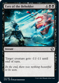 Eyes of the Beholder - ADVENTURES IN THE FORGOTTEN REALMS - 101/281 - Magic the Gathering Single Card
