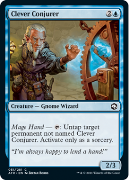 Clever Conjurer - ADVENTURES IN THE FORGOTTEN REALMS - 051/281 - Magic the Gathering Single Card