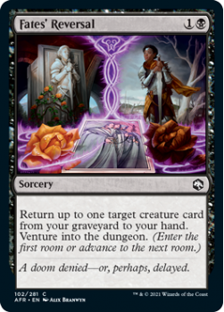 Fates' Reversal - ADVENTURES IN THE FORGOTTEN REALMS - 102/281 - Magic the Gathering Single Card