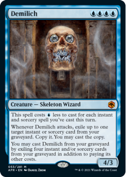 Demilich (FOIL) - ADVENTURES IN THE FORGOTTEN REALMS - 053/281 - Magic the Gathering Single Card