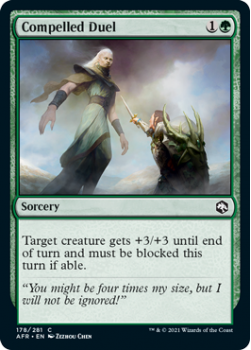 Compelled Duel - ADVENTURES IN THE FORGOTTEN REALMS - 178/281 - Magic the Gathering Single Card