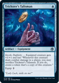 Trickster's Talisman - ADVENTURES IN THE FORGOTTEN REALMS - 079/281 - Magic the Gathering Single Card