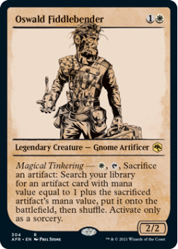 Oswald Fiddlebender (Showcase) (FOIL) - MAGIC SET NAME - 304 - Magic the Gathering Single Card