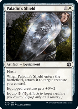 Paladin's Shield (FOIL) - ADVENTURES IN THE FORGOTTEN REALMS - 030/281 - Magic the Gathering Single Card