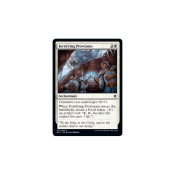 Fortifying Provisions (FOIL) : THRONE OF ELDRAINE 013/269 - Magic the Gathering Single Card