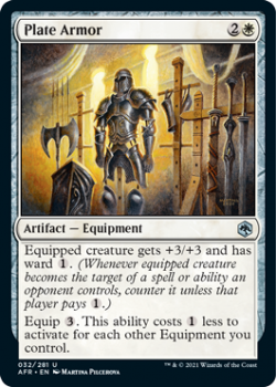 Plate Armor - ADVENTURES IN THE FORGOTTEN REALMS - 032/281 - Magic the Gathering Single Card