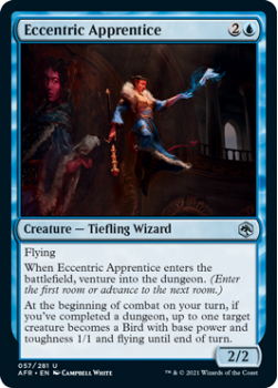 Eccentric Apprentice - ADVENTURES IN THE FORGOTTEN REALMS - 057/281 - Magic the Gathering Single Card