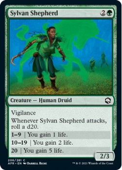 Sylvan Shepherd (FOIL) - ADVENTURES IN THE FORGOTTEN REALMS - 206/281 - Magic the Gathering Single Card