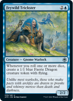 Feywild Trickster - ADVENTURES IN THE FORGOTTEN REALMS - 058/281 - Magic the Gathering Single Card