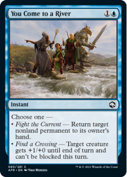 You Come to a River - ADVENTURES IN THE FORGOTTEN REALMS - 083/281 - Magic the Gathering Single Card
