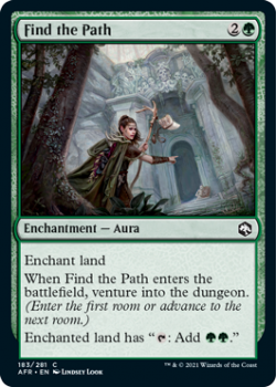 Find the Path - ADVENTURES IN THE FORGOTTEN REALMS - 183/281 - Magic the Gathering Single Card