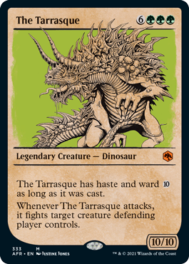The Tarrasque (Showcase) - MAGIC SET NAME - 333 - Magic the Gathering Single Card The Tarrasque (Showcase) - MAGIC SET NAME - 333 - Magic the Gathering Single Card