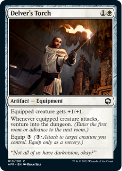 Delver's Torch - ADVENTURES IN THE FORGOTTEN REALMS - 010/281 - Magic the Gathering Single Card