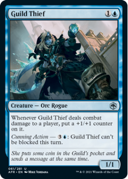 Guild Thief - ADVENTURES IN THE FORGOTTEN REALMS - 061/281 - Magic the Gathering Single Card