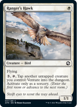 Ranger's Hawk - ADVENTURES IN THE FORGOTTEN REALMS - 037/281 - Magic the Gathering Single Card