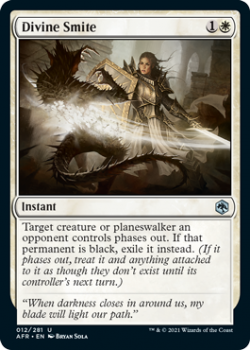 Divine Smite - ADVENTURES IN THE FORGOTTEN REALMS - 012/281 - Magic the Gathering Single Card