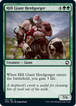 Hill Giant Herdgorger - ADVENTURES IN THE FORGOTTEN REALMS - 187/281 - Magic the Gathering Single Card