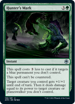 Hunter's Mark - ADVENTURES IN THE FORGOTTEN REALMS - 188/281 - Magic the Gathering Single Card