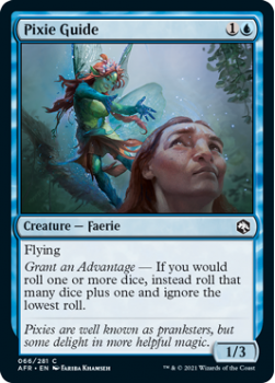 Pixie Guide (FOIL) - ADVENTURES IN THE FORGOTTEN REALMS - 066/281 - Magic the Gathering Single Card