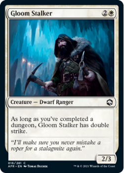 Gloom Stalker (FOIL) - ADVENTURES IN THE FORGOTTEN REALMS - 016/281 - Magic the Gathering Single Card