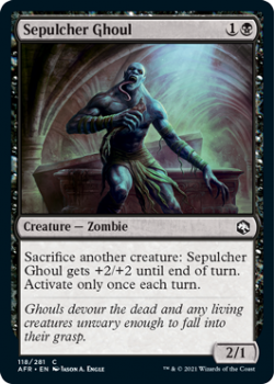Sepulcher Ghoul - ADVENTURES IN THE FORGOTTEN REALMS - 118/281 - Magic the Gathering Single Card