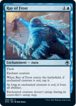 Ray of Frost (FOIL) - ADVENTURES IN THE FORGOTTEN REALMS - 068/281 - Magic the Gathering Single Card