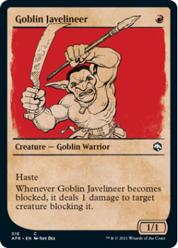 Goblin Javelineer (Showcase) - MAGIC SET NAME - 318 - Magic the Gathering Single Card