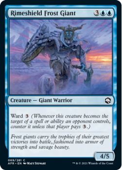 Rimeshield Frost Giant (FOIL) - ADVENTURES IN THE FORGOTTEN REALMS - 069/281 - Magic the Gathering Single Card