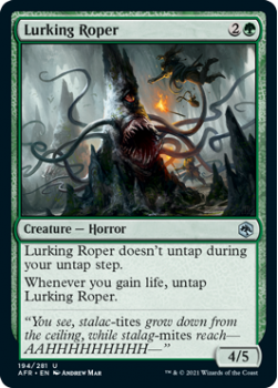 Lurking Roper - ADVENTURES IN THE FORGOTTEN REALMS - 194/281 - Magic the Gathering Single Card