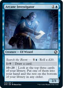 Arcane Investigator (FOIL) - ADVENTURES IN THE FORGOTTEN REALMS - 046/281 - Magic the Gathering Single Card