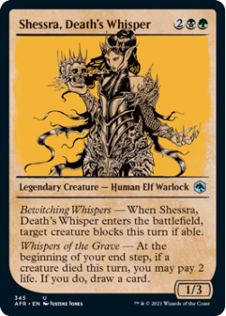 Shessra, Death's Whisper (Showcase) - MAGIC SET NAME - 345 - Magic the Gathering Single Card