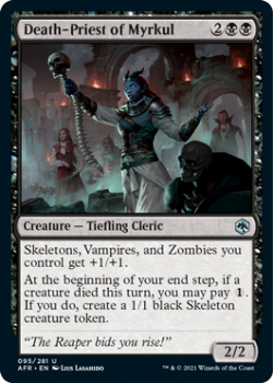 Death-Priest of Myrkul - ADVENTURES IN THE FORGOTTEN REALMS - 095/281 - Magic the Gathering Single Card