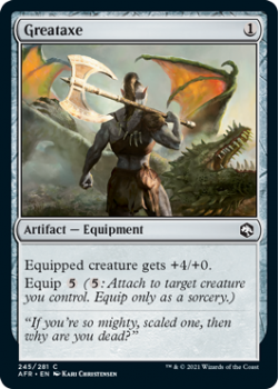 Greataxe - ADVENTURES IN THE FORGOTTEN REALMS - 245/281 - Magic the Gathering Single Card