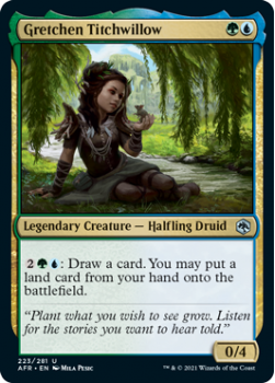 Gretchen Titchwillow - ADVENTURES IN THE FORGOTTEN REALMS - 223/281 - Magic the Gathering Single Card