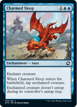 Charmed Sleep (FOIL) - ADVENTURES IN THE FORGOTTEN REALMS - 050/281 - Magic the Gathering Single Card