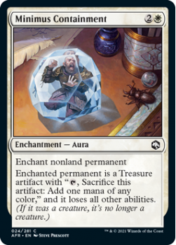 Minimus Containment - ADVENTURES IN THE FORGOTTEN REALMS - 024/281 - Magic the Gathering Single Card