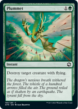 Plummet - ADVENTURES IN THE FORGOTTEN REALMS - 199/281 - Magic the Gathering Single Card