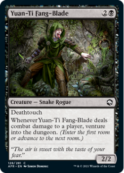 Yuan-Ti Fang-Blade - ADVENTURES IN THE FORGOTTEN REALMS - 128/281 - Magic the Gathering Single Card