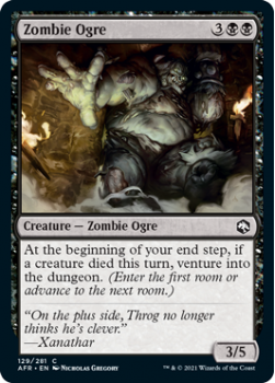 Zombie Ogre - ADVENTURES IN THE FORGOTTEN REALMS - 129/281 - Magic the Gathering Single Card