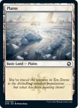 Plains - ADVENTURES IN THE FORGOTTEN REALMS - 262/281 - Magic the Gathering Single Card