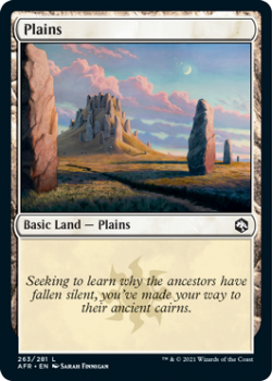 Plains - ADVENTURES IN THE FORGOTTEN REALMS - 263/281 - Magic the Gathering Single Card