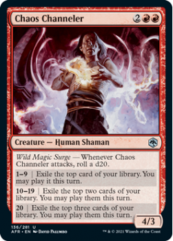 Chaos Channeler - ADVENTURES IN THE FORGOTTEN REALMS - 136/281 - Magic the Gathering Single Card