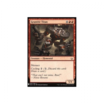 Granitic Titan : MYSTERY BOOSTER 1017 - Magic the Gathering Single Card