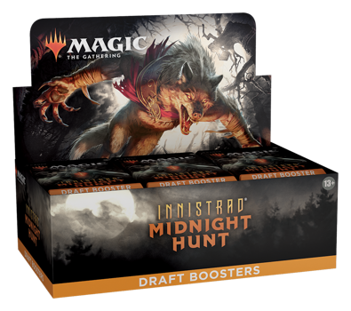 Magic the Gathering: Innistrad Midnight Hunt - Draft Booster Box (36 Packs)