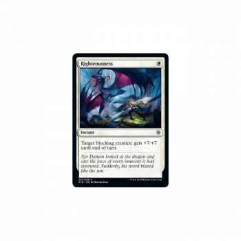 Righteousness (FOIL) : THRONE OF ELDRAINE 027/269 - Magic the Gathering Single Card