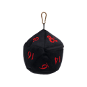 Ultra Pro Black and Red D20 Plush Dice Bag for Dungeons & Dragons