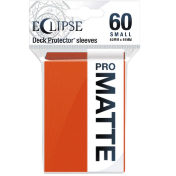 Ultra Pro Eclipse Matte Small Sleeves: Pumpkin Orange (60 Sleeves)