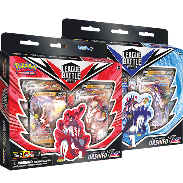 Pokemon League Battle Deck Rapid Strike Single Strike Urshifu Vmax Set Of 2 Pokemon League Battle Deck Rapid Strike Single Strike Urshifu Vmax Set Of 2