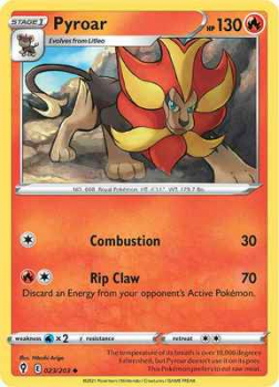 Pyroar : SWORD AND SHIELD - EVOLVING SKIES - 23/203 - Pokemon Single Card