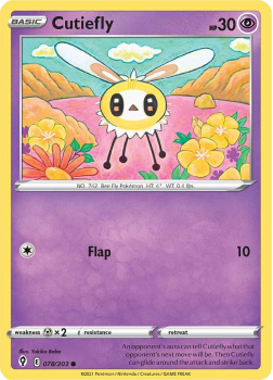 Cutiefly : SWORD AND SHIELD - EVOLVING SKIES - 78/203 - Pokemon Single Card